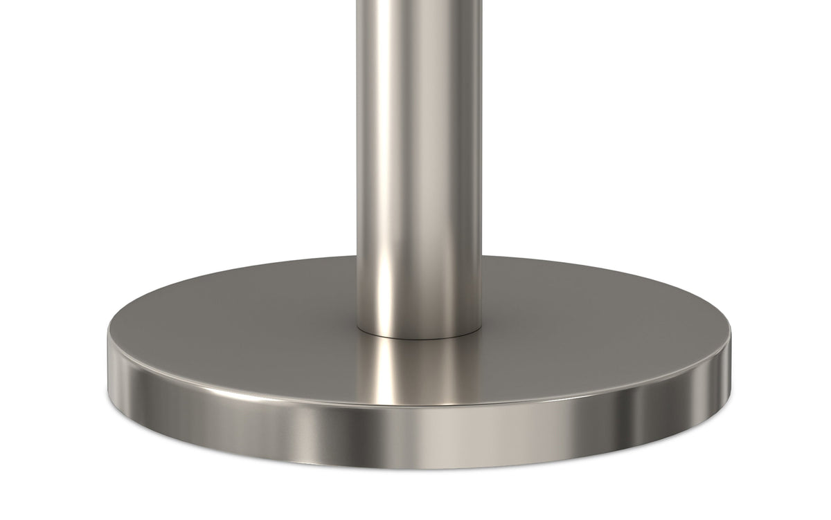 Grey Marble/Black/Silver | Evans  Marble Side Table