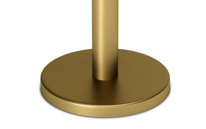 White Marble/Black/Gold | Evans  Marble Side Table