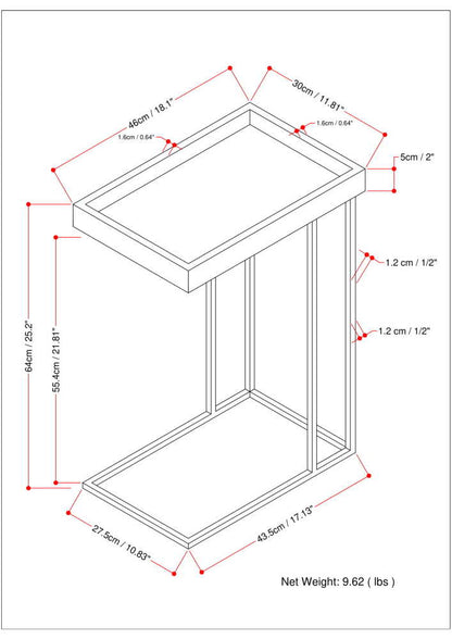 Refined Natural Mango | Gallagher C Side Table