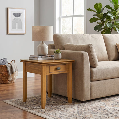Light Golden Brown | Artisan End Table