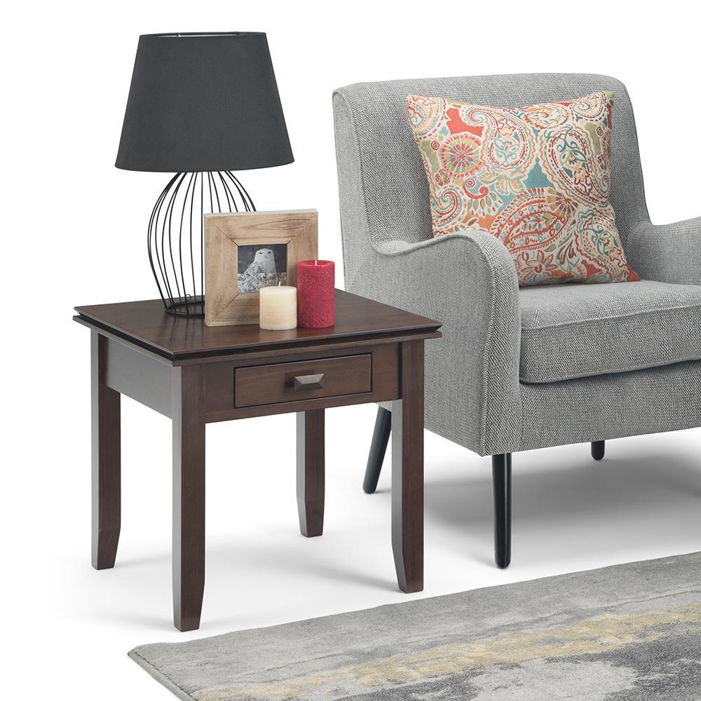 Brunette Brown | Artisan End Side Table