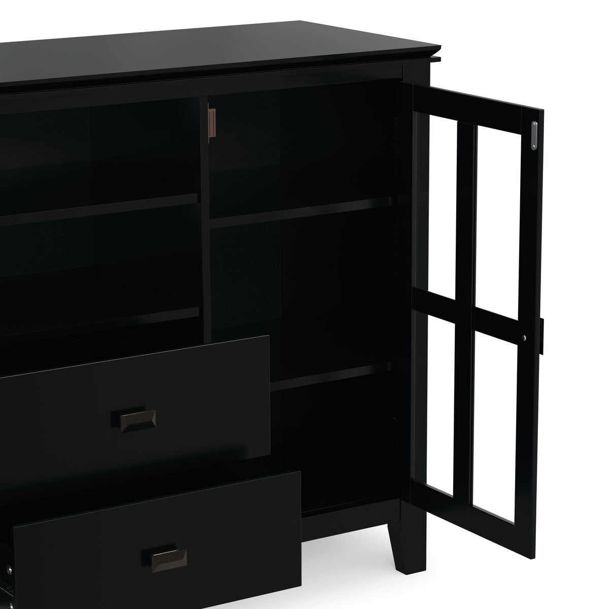 Black | Artisan Tall TV Media Stand