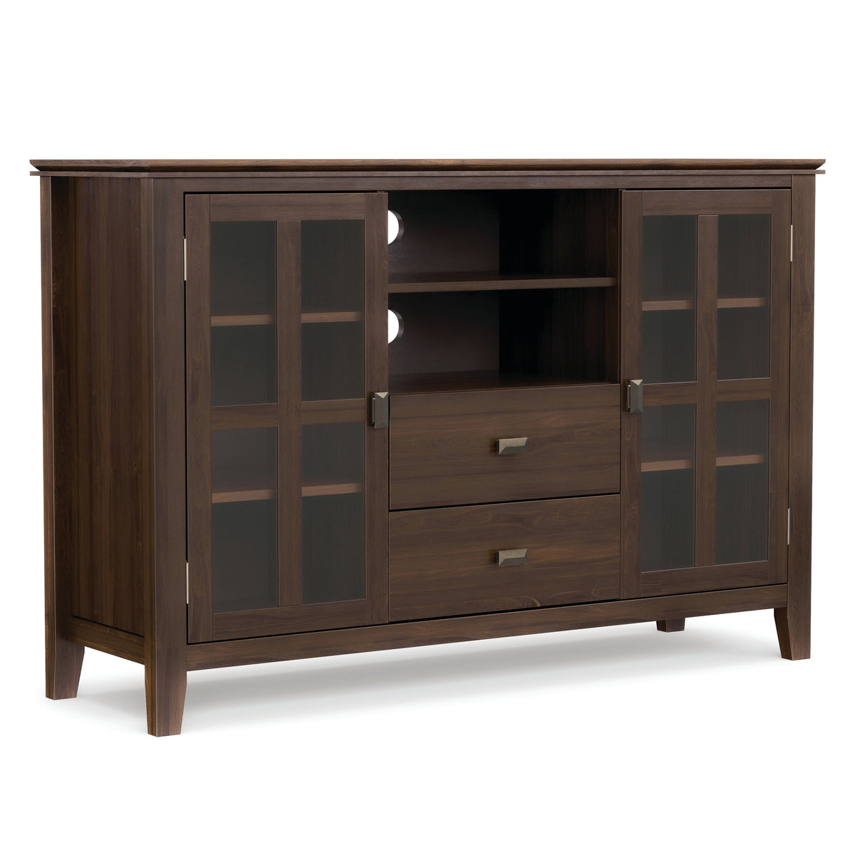 Natural Aged Brown | Artisan Tall TV Media Stand
