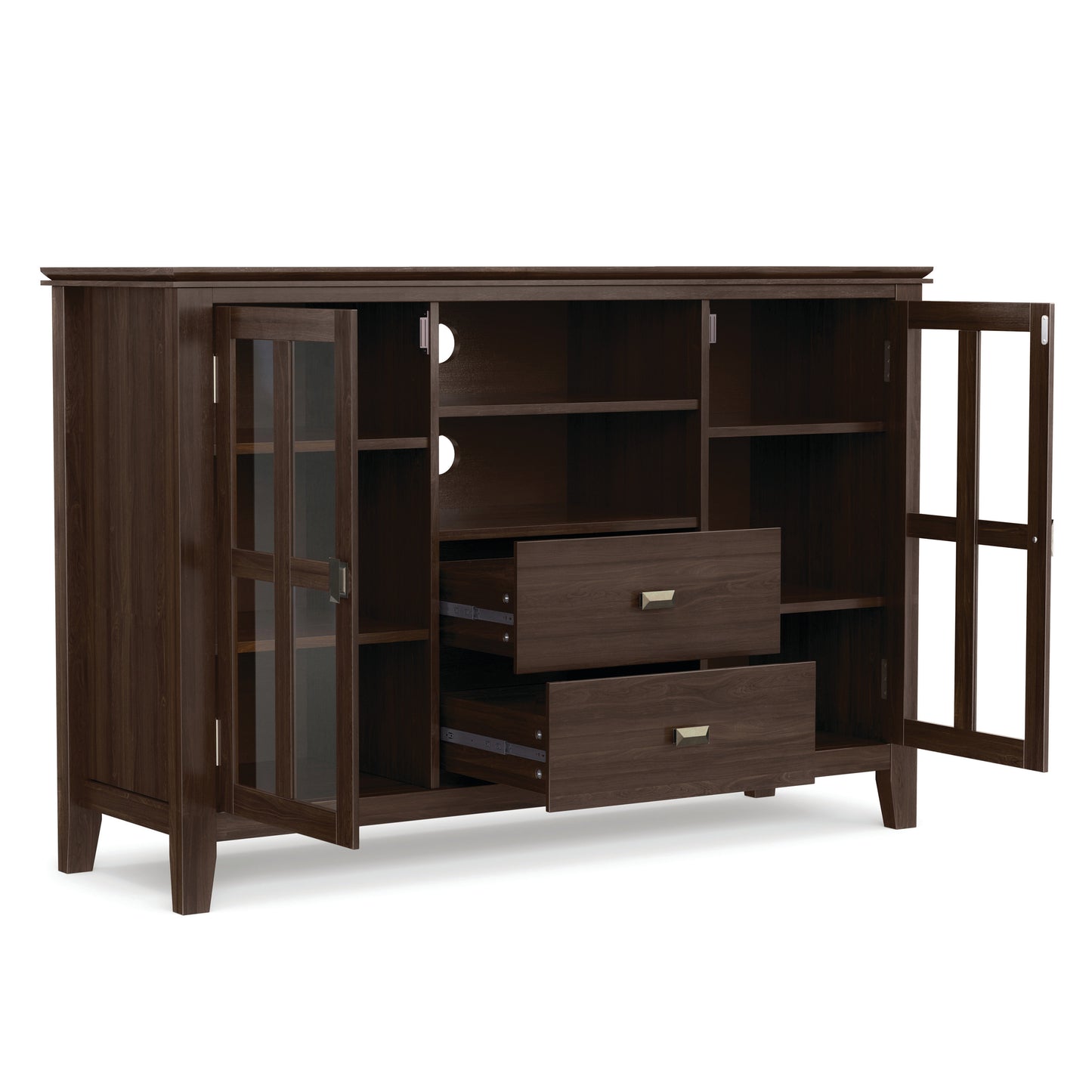Natural Aged Brown | Artisan Tall TV Media Stand