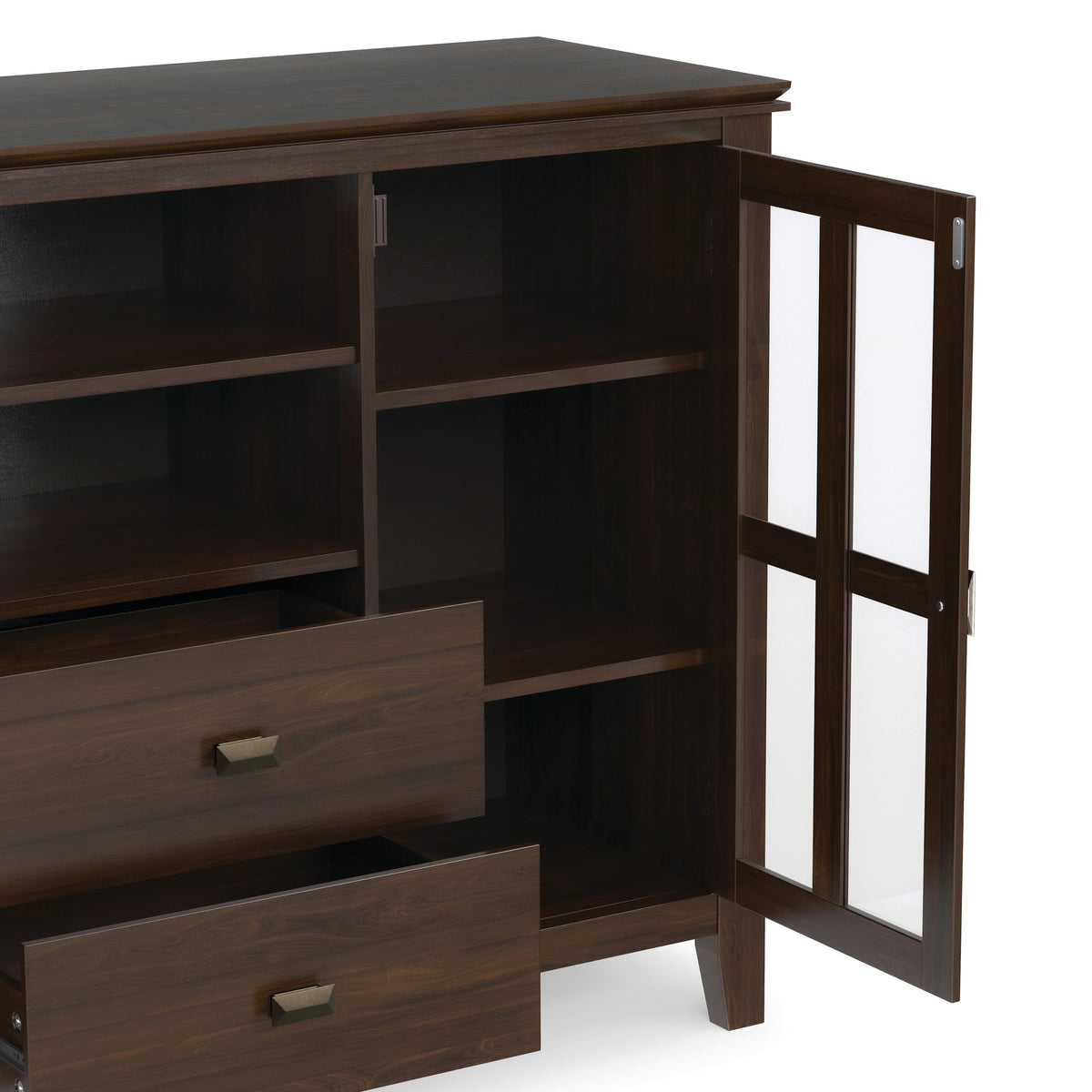 Natural Aged Brown | Artisan Tall TV Media Stand