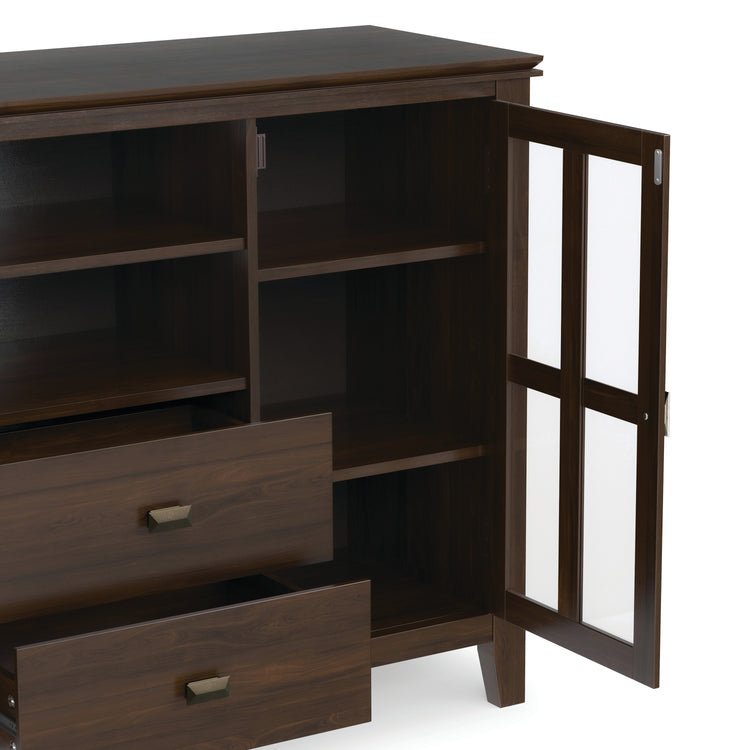 Natural Aged Brown | Artisan Tall TV Media Stand
