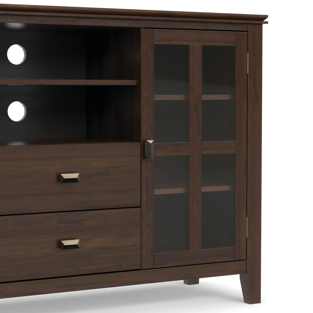 Natural Aged Brown | Artisan Tall TV Media Stand