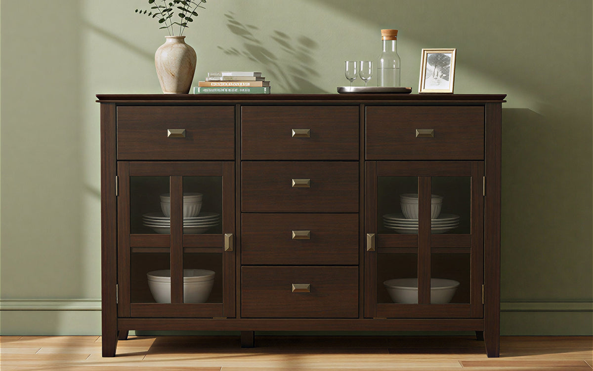 Dark Chestnut Brown | Artisan Sideboard Buffet