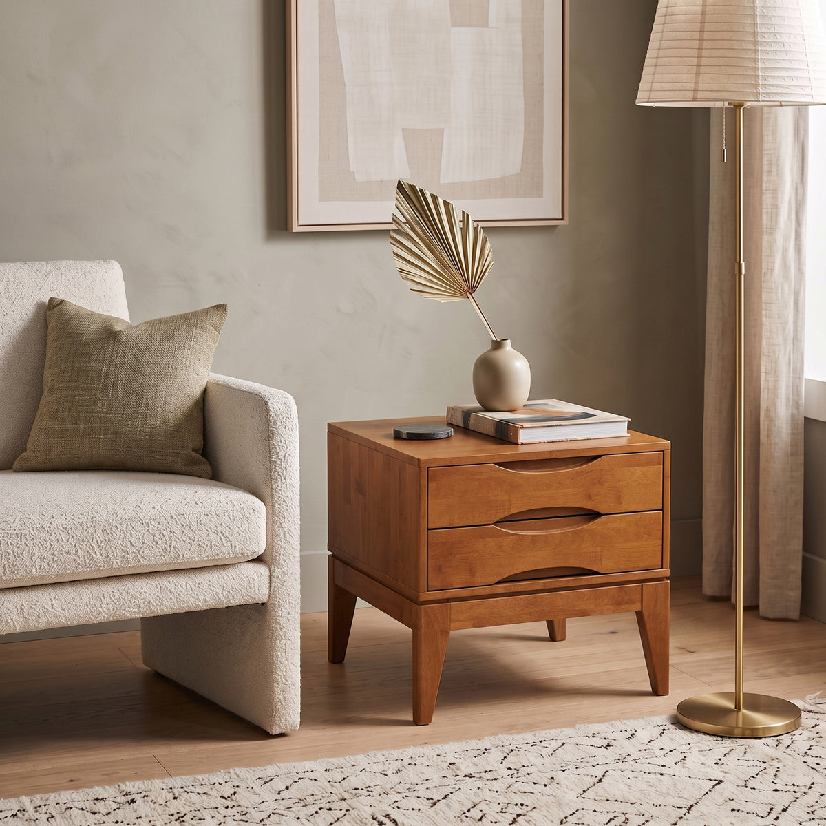 Teak Brown | Harper End Table