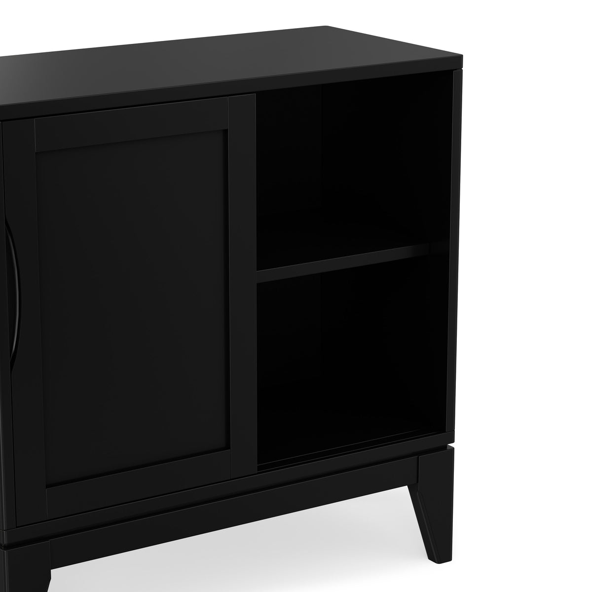 Black | Harper Low Storage Cabinet
