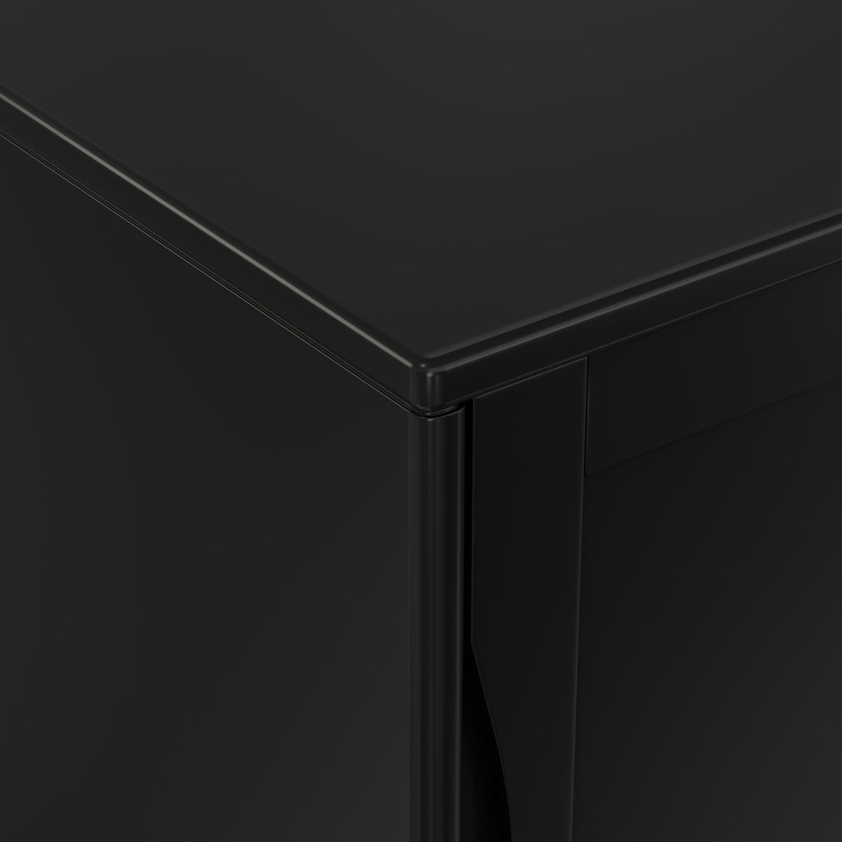 Black| Harper 48 inch Medium Storage Cabinet
