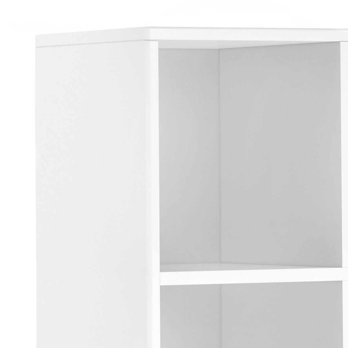 White | Harper 58 x 42 inch Cube Storage with Drawers