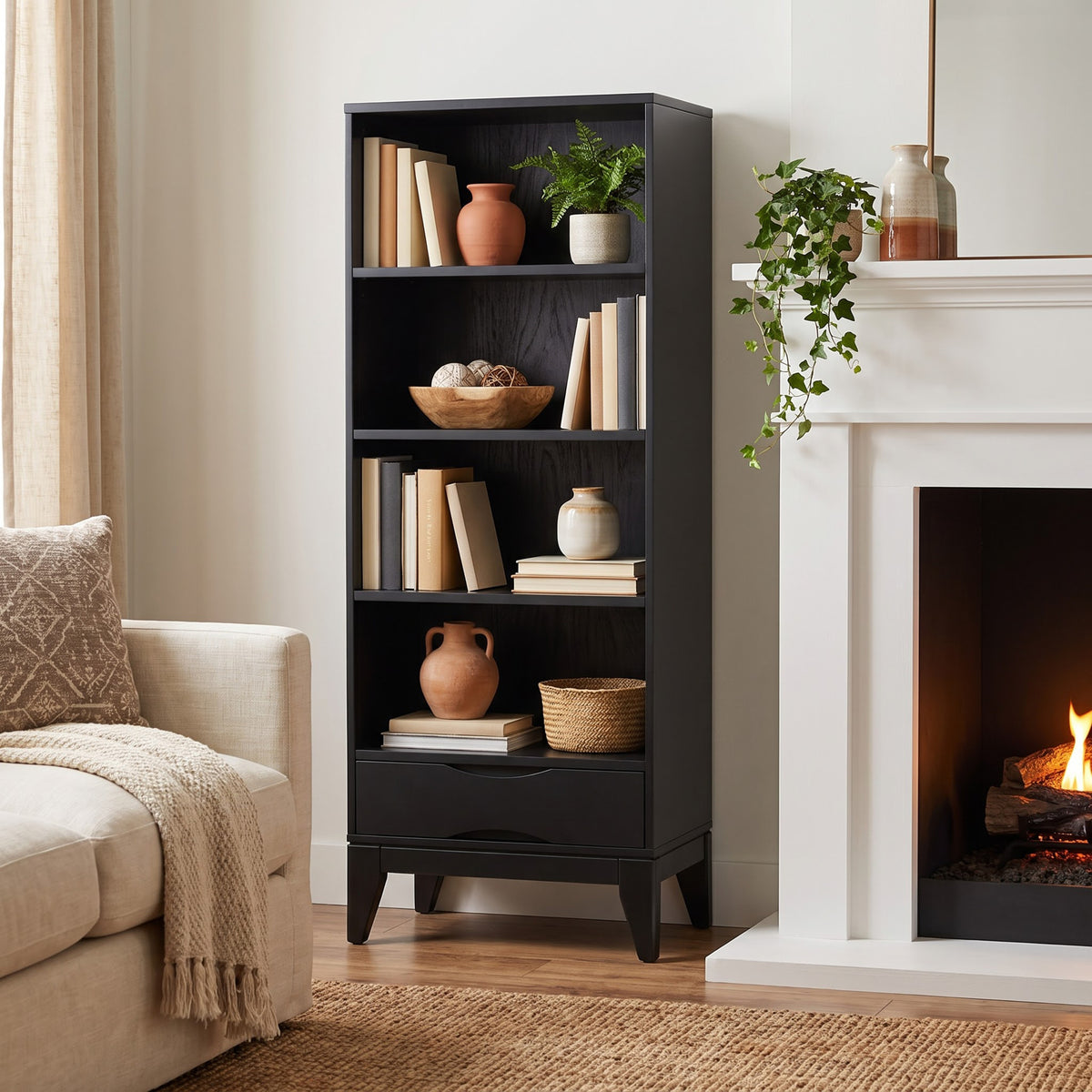 Black | Harper Bookcase