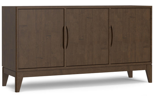 Walnut Brown | Harper 3 Door Sideboard Buffet / Storage Cabinet