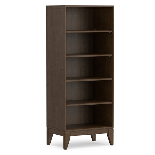 Walnut Brown | Harper 5 Shelf Bookcase