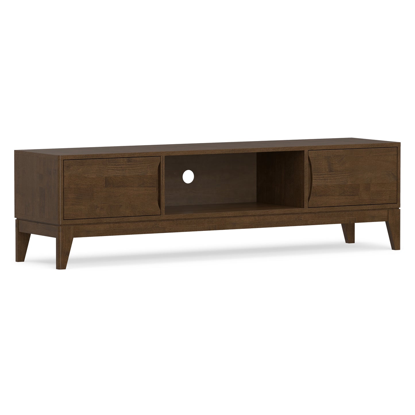 Walnut Brown | Harper 72 inch Low TV Media Stand