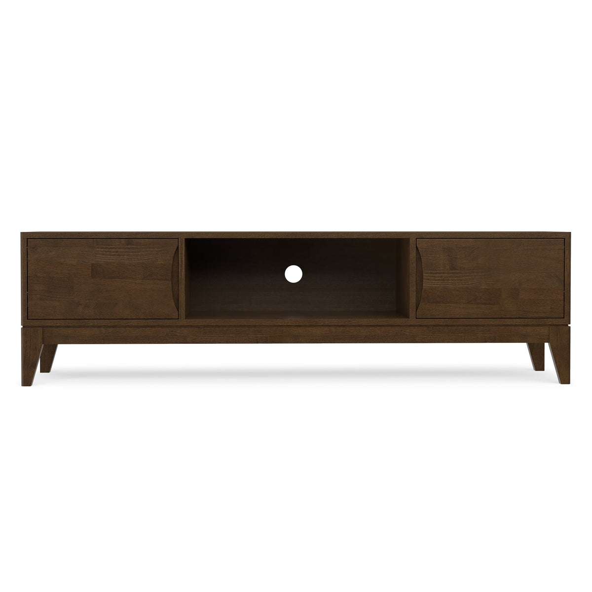 Walnut Brown | Harper 72 inch Low TV Media Stand