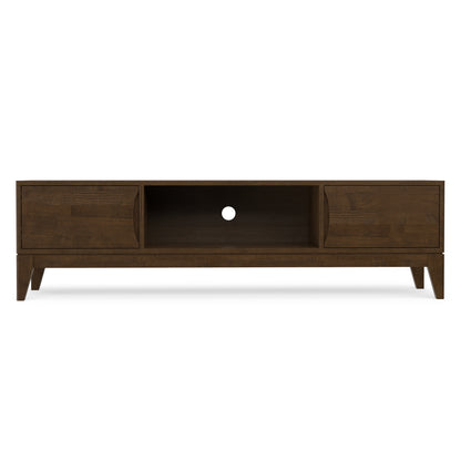 Walnut Brown | Harper 72 inch Low TV Media Stand