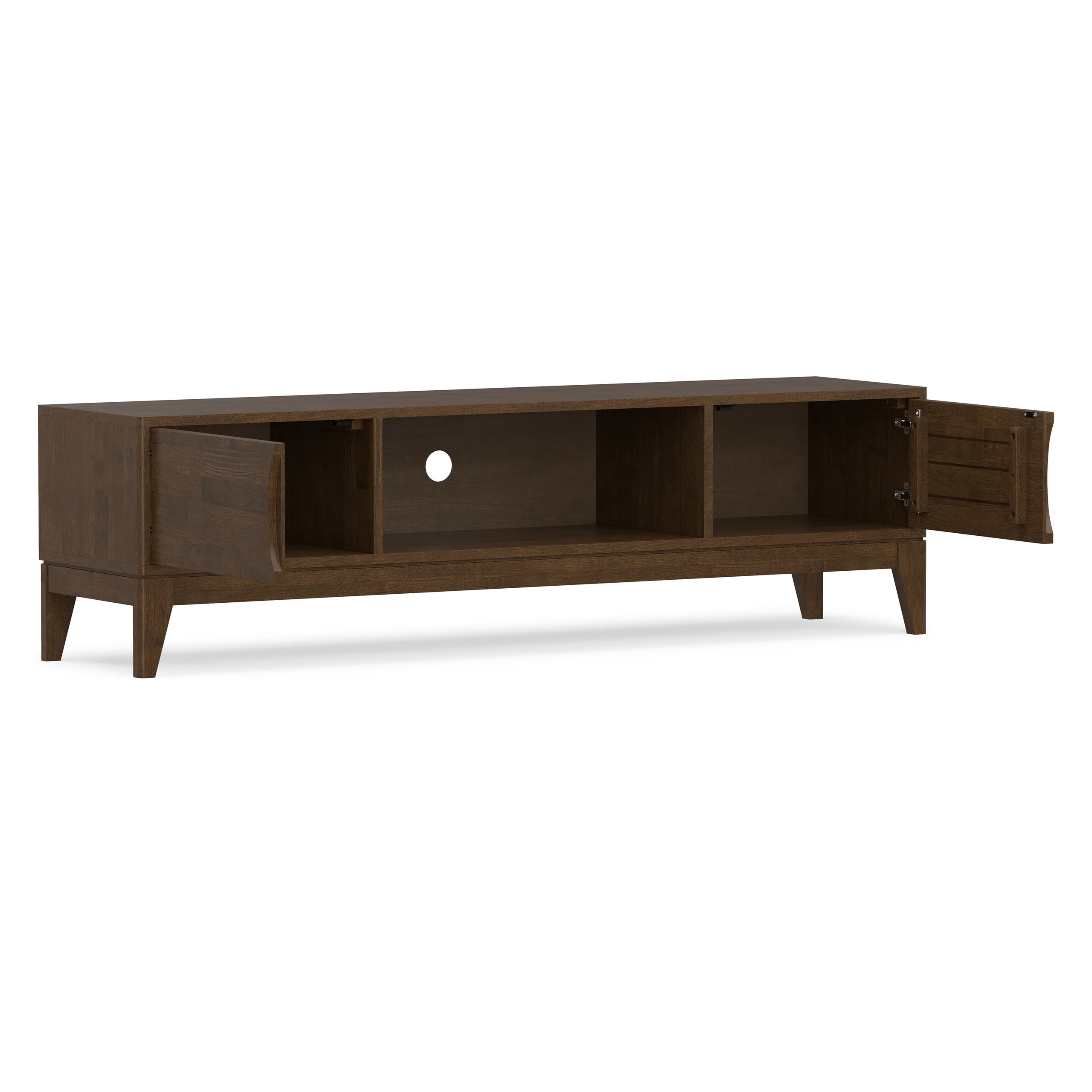 Walnut Brown | Harper 72 inch Low TV Media Stand