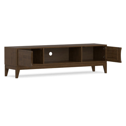 Walnut Brown | Harper 72 inch Low TV Media Stand