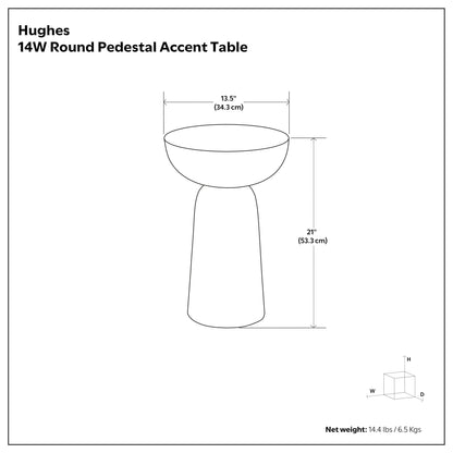 Hughes Cast Aluminum Side Table