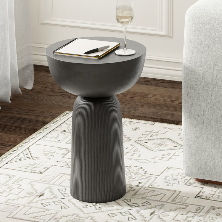 Hughes Cast Aluminum Side Table
