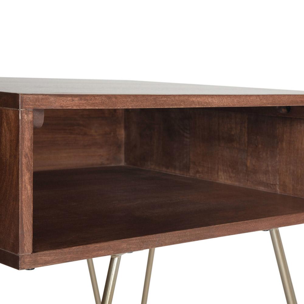 Umber Brown Stain Mango | Hunter End Table