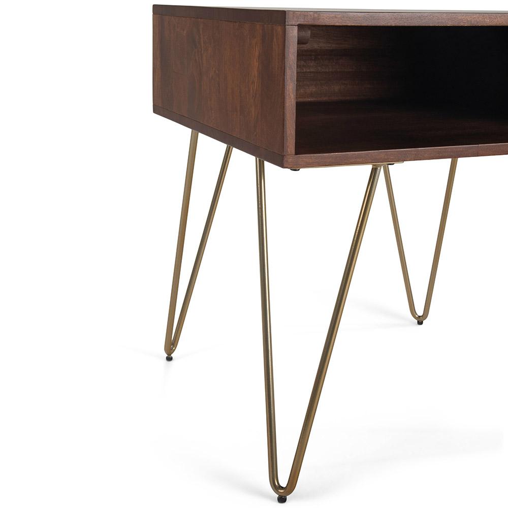 Umber Brown Stain Mango | Hunter End Table