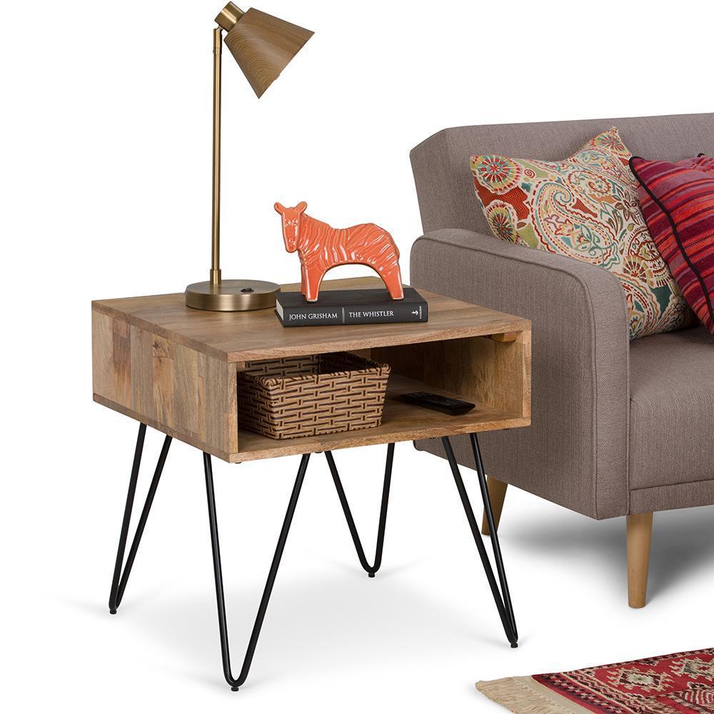 Refined Natural Mango| Hunter End Table