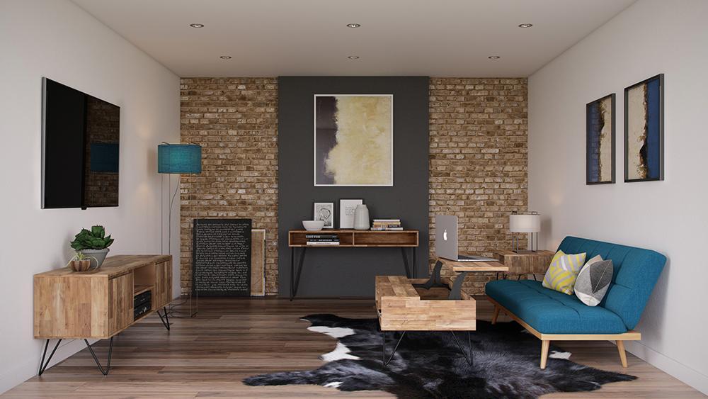 Refined Natural Mango| Hunter End Table