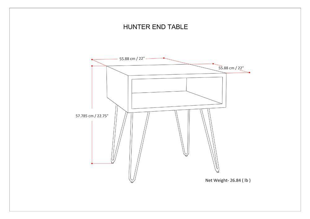 Refined Natural Mango| Hunter End Table