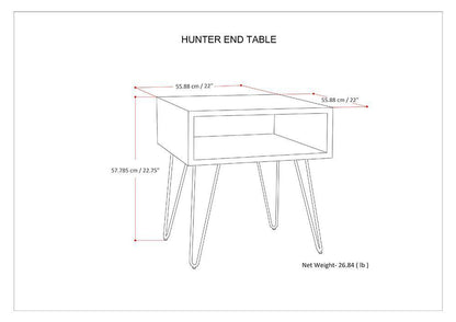 Refined Natural Mango| Hunter End Table