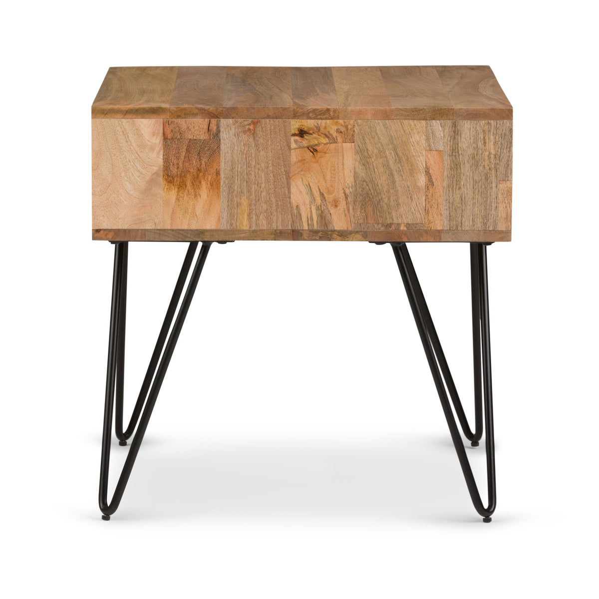Refined Natural Mango | Hunter End Table in Mango