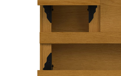 Oak Veneer Oak | Hunter Lift Top Square Coffee Table