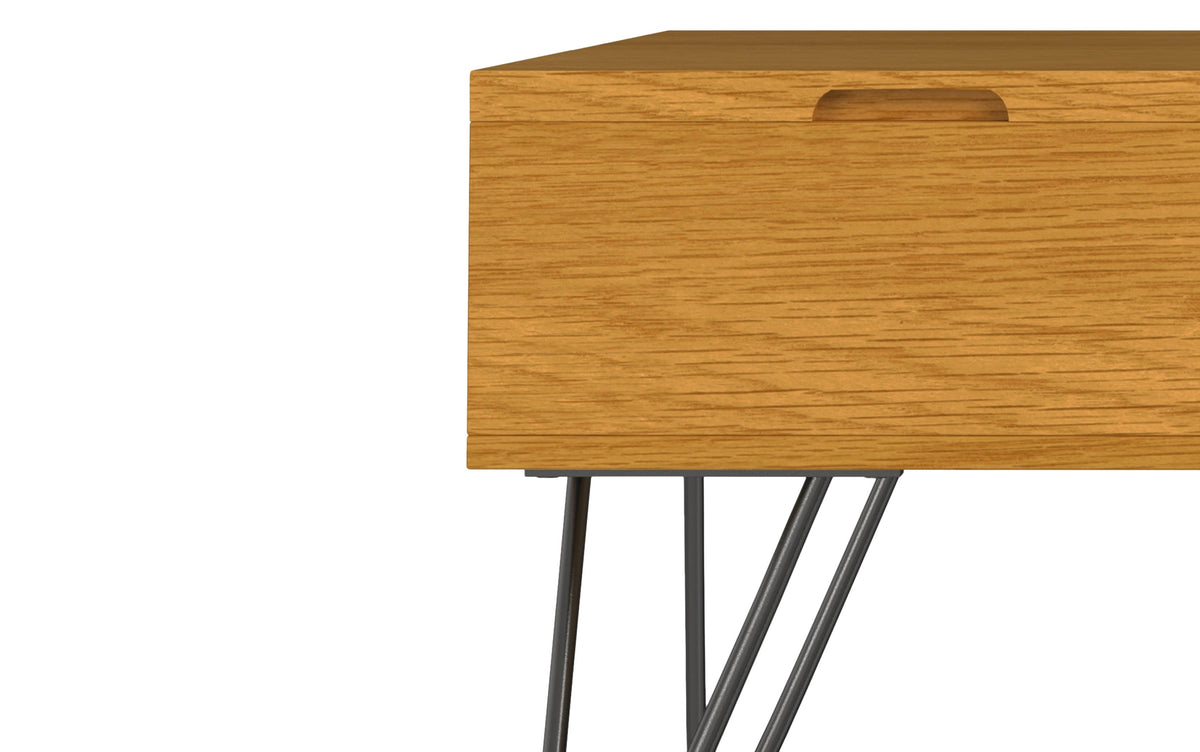 Oak Veneer Oak | Hunter Lift Top Square Coffee Table
