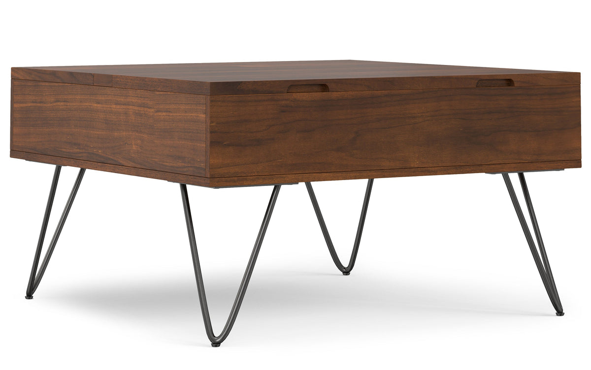 Walnut Walnut | Hunter Lift Top Square Coffee Table