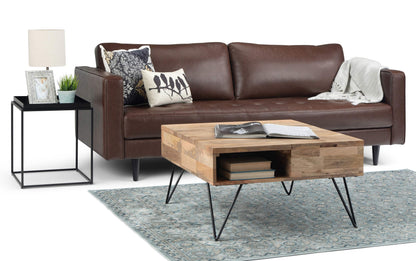 Refined Natural Mango | Hunter Lift Top Square Coffee Table