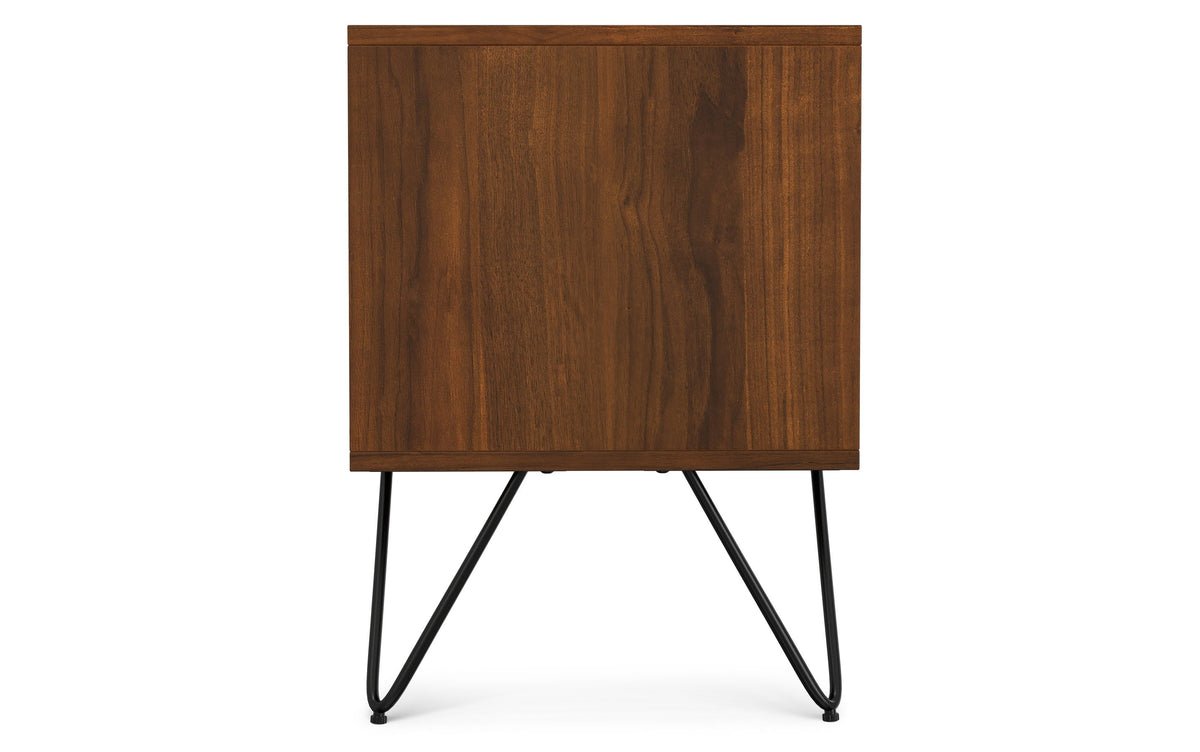 Walnut Walnut | Hunter 60 x 18 inch TV Media Stand in Natural Mango Wood for TVs up to 66 inches