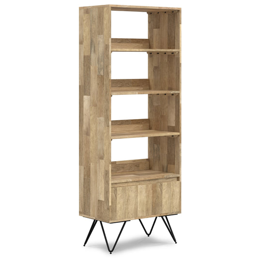 Refined Natural Mango | Hunter Tall Bookcase in Mango
