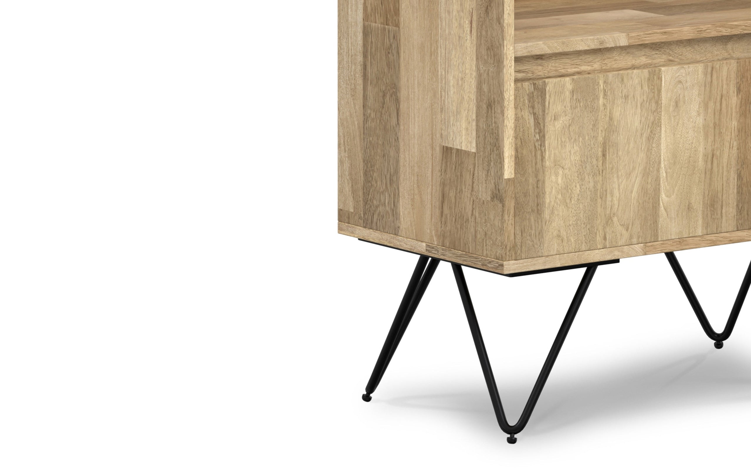 Refined Natural Mango | Hunter Tall Bookcase in Mango
