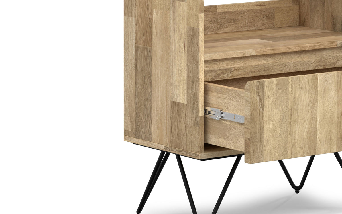 Refined Natural Mango | Hunter Tall Bookcase in Mango