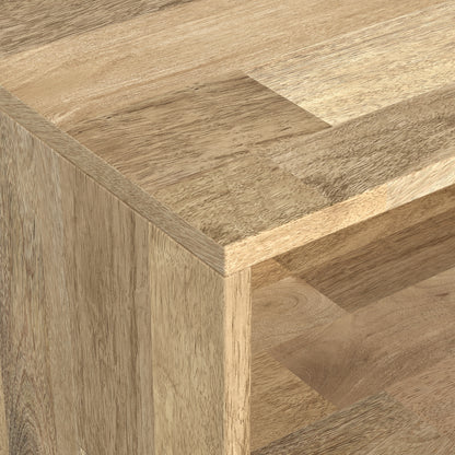 Refined Natural Mango | Hunter Tall Bookcase in Mango
