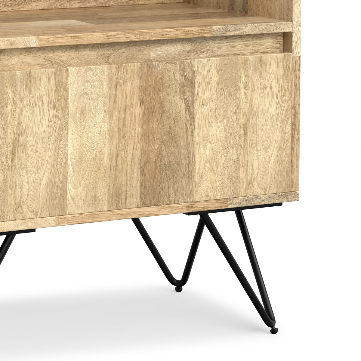 Refined Natural Mango | Hunter Tall Bookcase in Mango