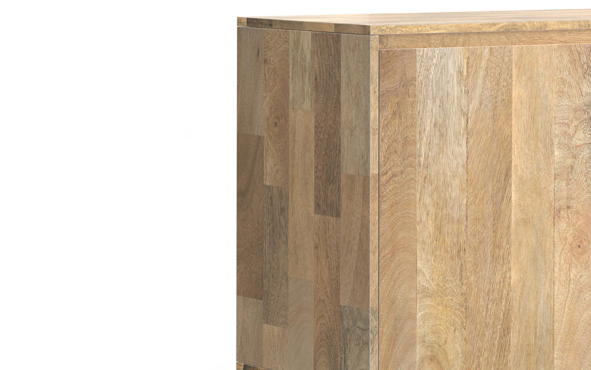Refined Natural Solid Wood - Mango | Hunter 3 Door Sideboard Buffet
