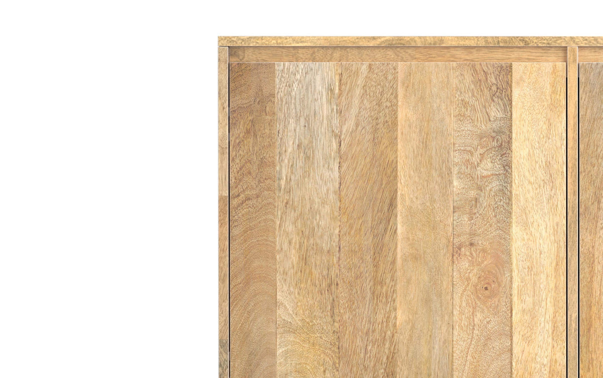 Refined Natural Solid Wood - Mango | Hunter 3 Door Sideboard Buffet
