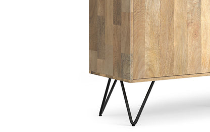 Refined Natural Solid Wood - Mango | Hunter 3 Door Sideboard Buffet