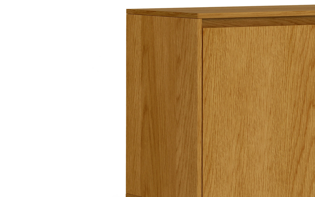 Oak Oak | Hunter 3 Door Sideboard Buffet in Oak