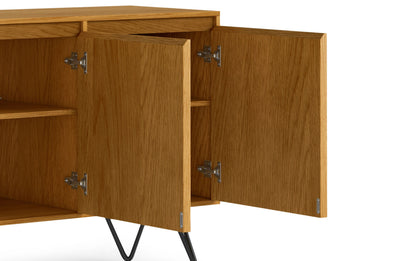 Oak Oak | Hunter 3 Door Sideboard Buffet in Oak