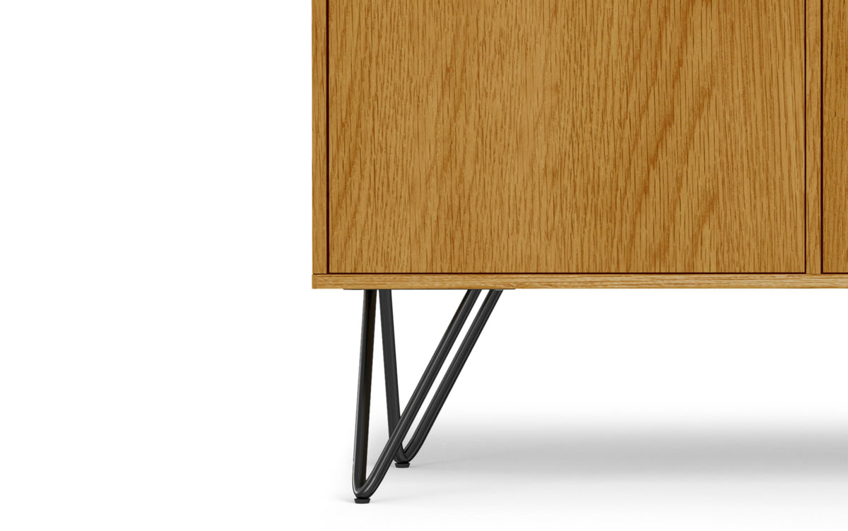 Oak Oak | Hunter 3 Door Sideboard Buffet in Oak