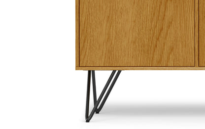 Oak Oak | Hunter 3 Door Sideboard Buffet in Oak